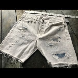 polo cut off shorts